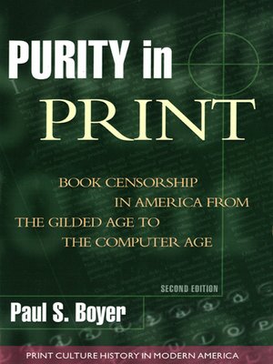 cover image of Purity in Print